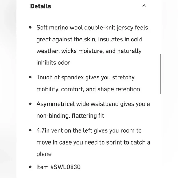 Smartwool Ferndale Charcoal Grey Merino Wool A-Line Skirt Medium - Picture 12 of 14